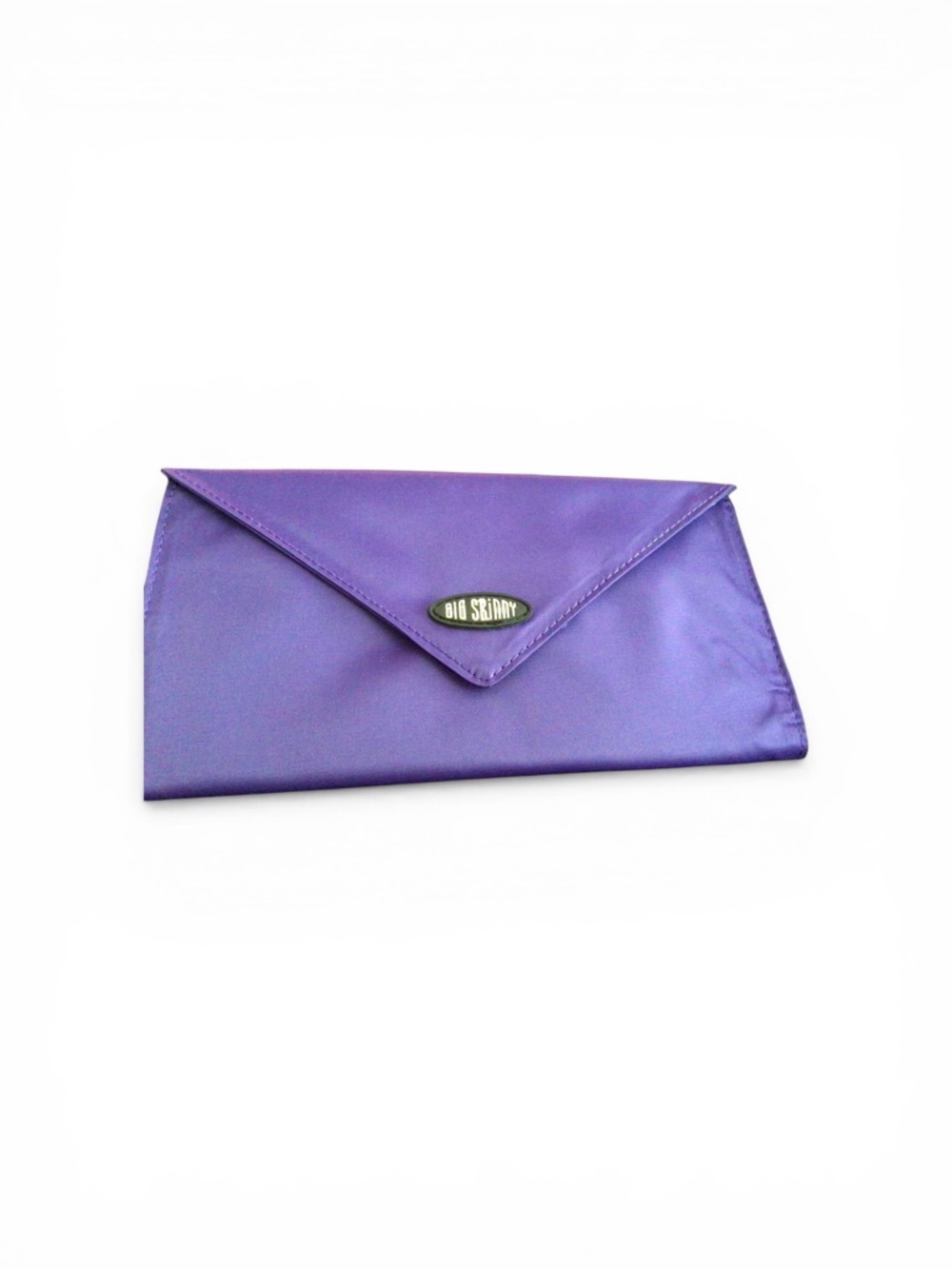 Big Skinny Purple Envelope Clutch
